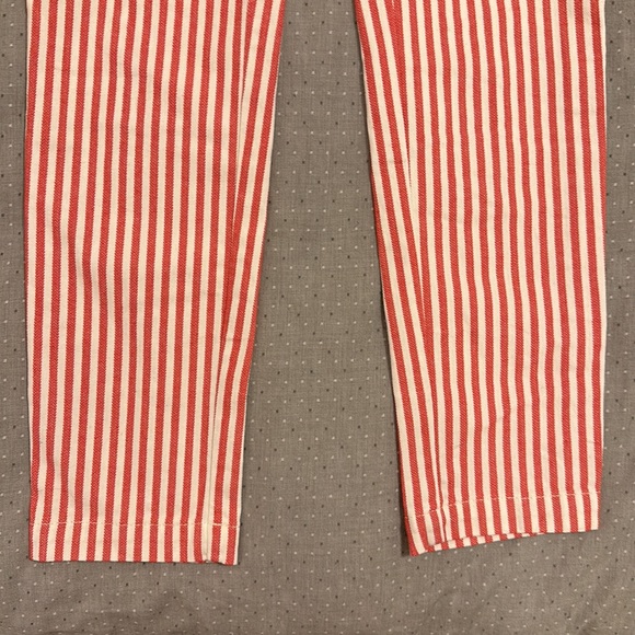 Sale⭐️NWT Free People Frankie Striped High-Waisted Skinny Pants - Picture 8 of 15